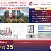 Eaton Park - chỉ 790 triệu, công chứng, sang tên ngay - căn 1PN + tháp A4 + view Rạch Chiếc